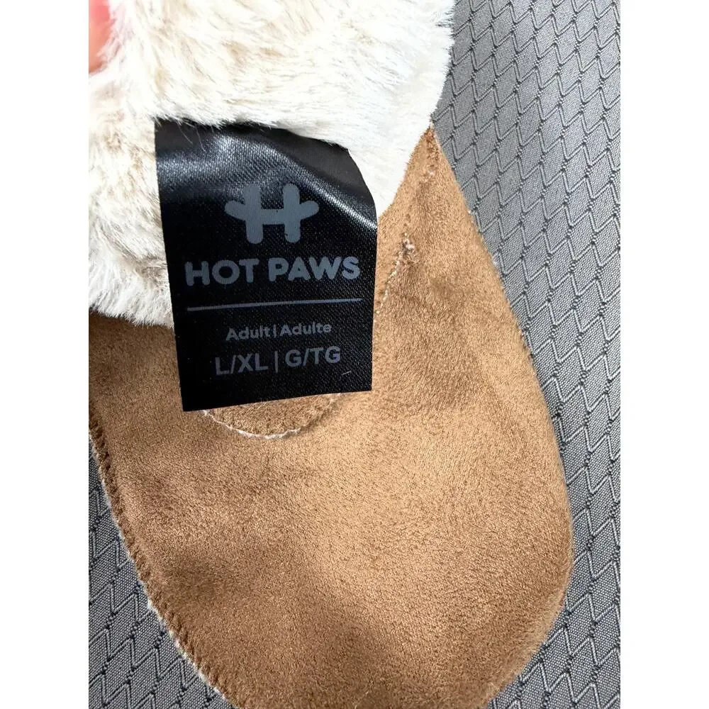 Hot Paws Mittens Womens Size L/XL Brown Faux Fur Lined Insulated Winter Gloves